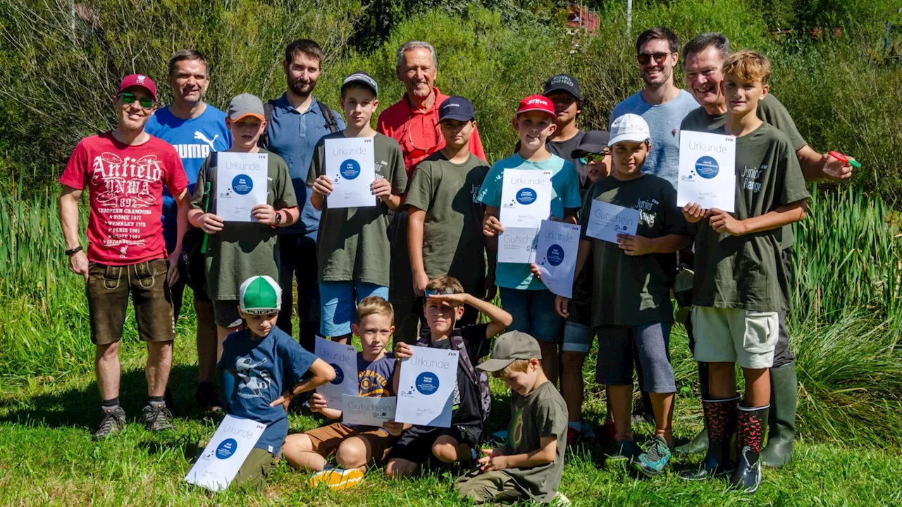 Erlebnisreiche Tage am Erlaufstausee: 17 neue EVN Junior Ranger