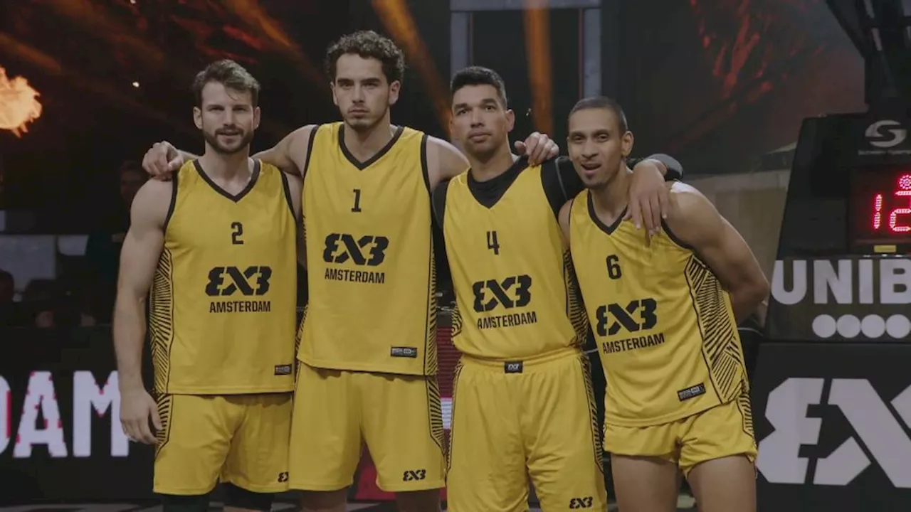 Twee Nederlandse 3x3 basketbalteams naar kwartfinales World Tour Amsterdam