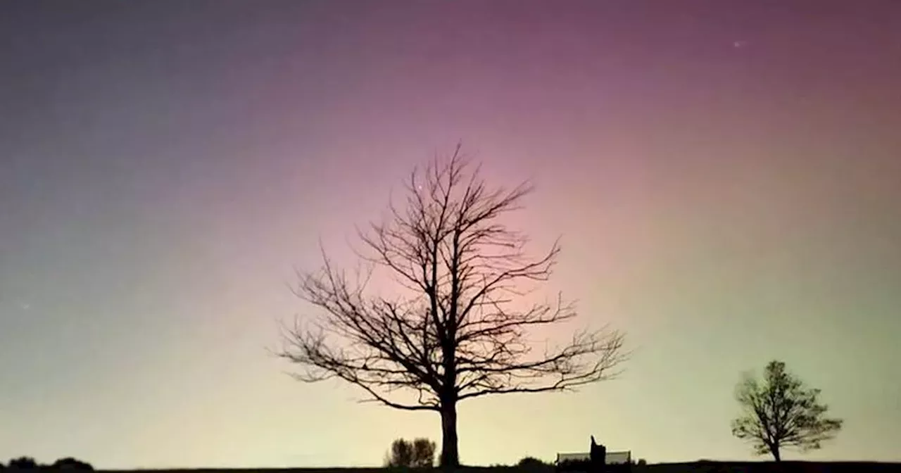 Northern Lights Dazzle Skies Over Nottinghamshire