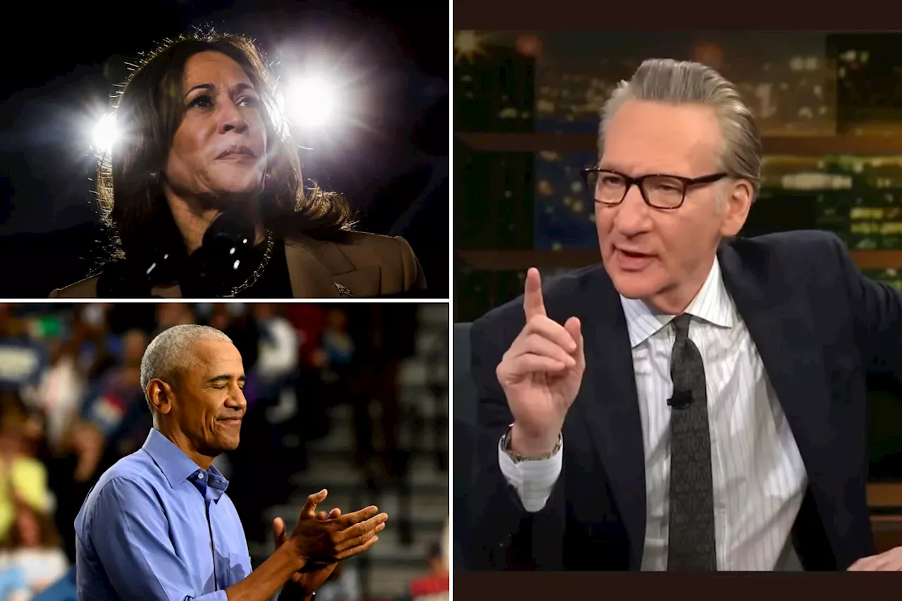 Bill Maher says lack of support from black men is a bad sign for Kamala Harris