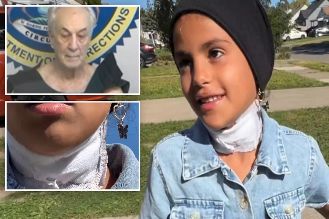 Deranged old man slits throat of 7-year-old girl playing in park