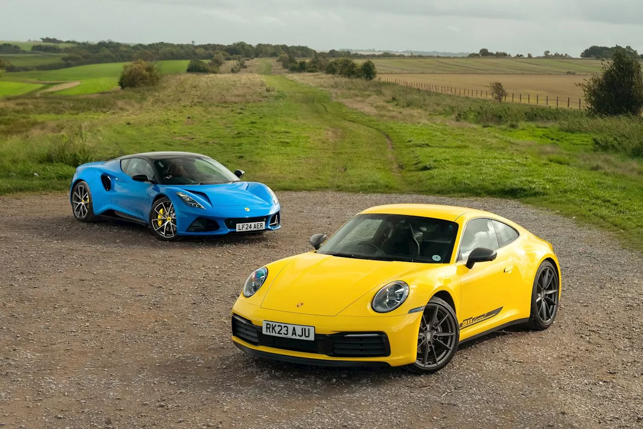 Lotus Emira V6 vs. Porsche 911 Carrera T