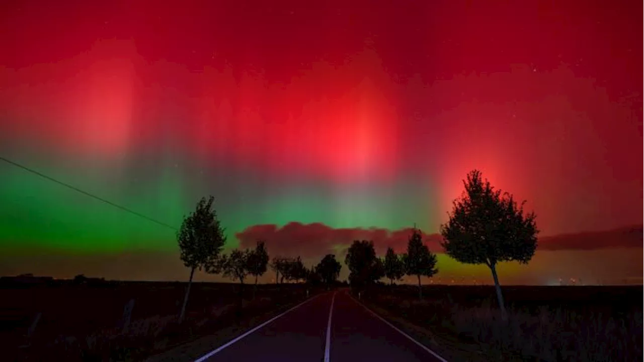 Farbenfrohe Nordlichter erhellten Berliner und Brandenburger Himmel