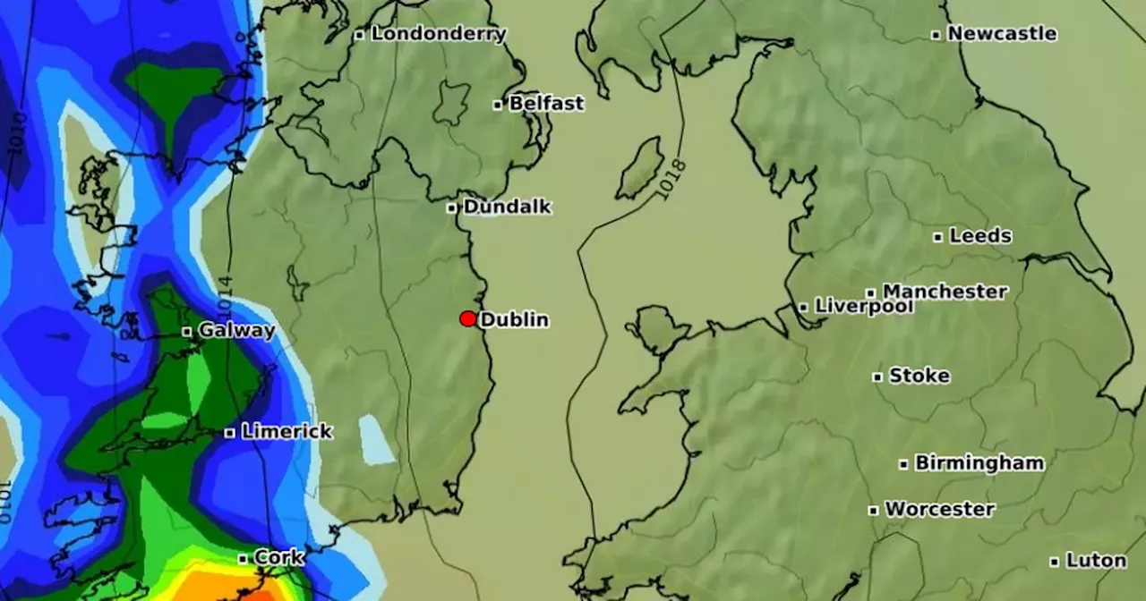 Met Eireann issue 8-hour ‘heavy & persistent rain’ warning as two counties face flooding