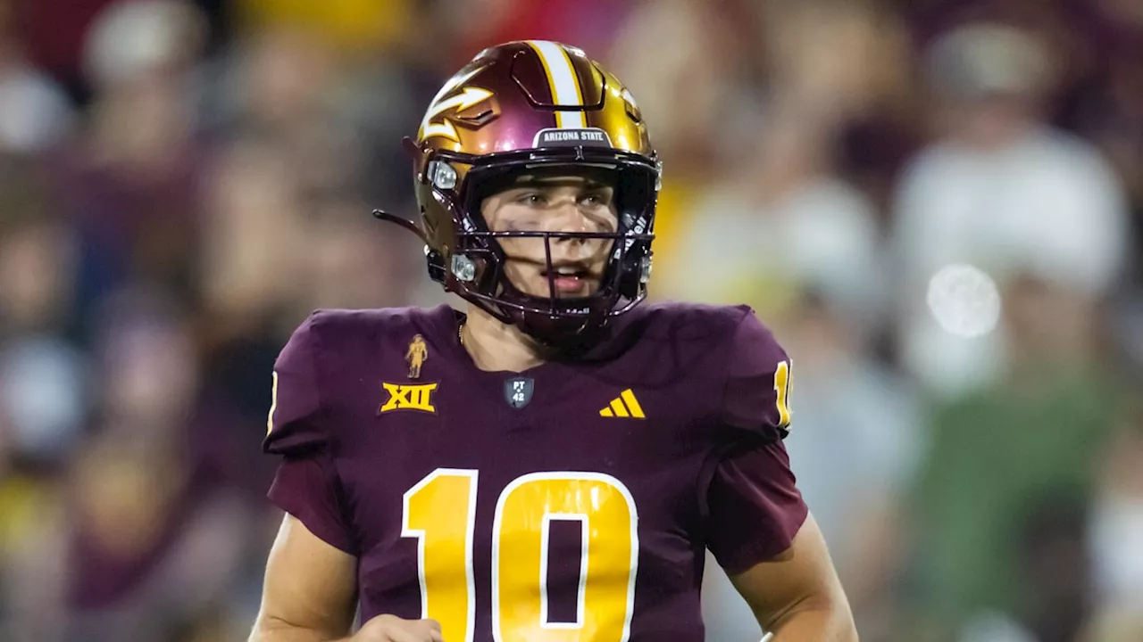 Arizona State QB Sam Leavitt exits with injury vs. Utah