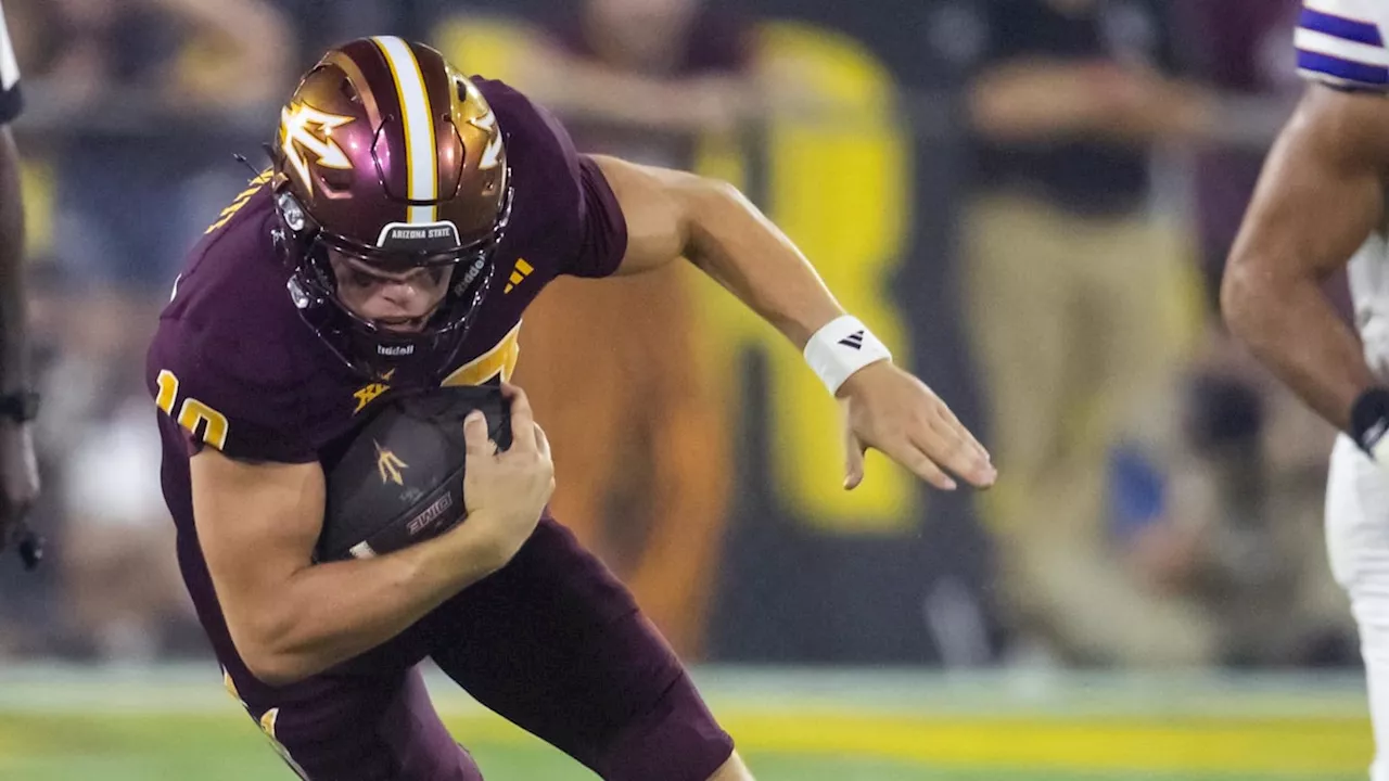 Arizona State QB Sam Leavitt injured