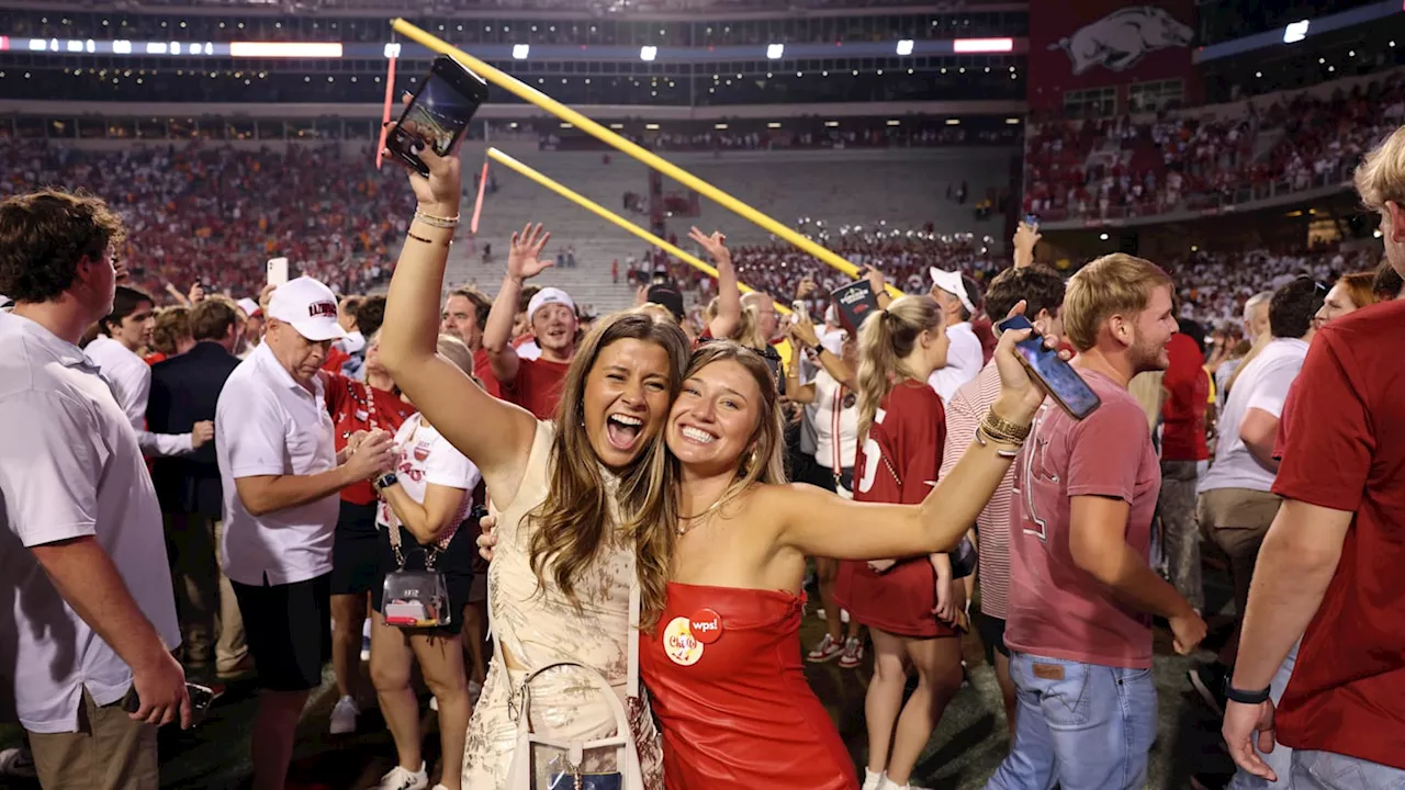 Arkansas Razorbacks can't afford another field storm, but who should pay if they do?