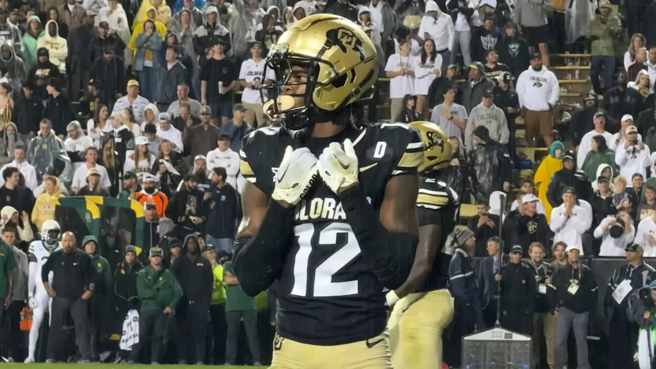 Travis Hunter shows off custom black diamond cleats ahead of Kansas State