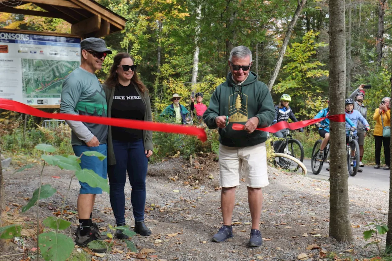 Sault Cycling Club cuts ribbon on Finn Hill Mountain Bike Trail