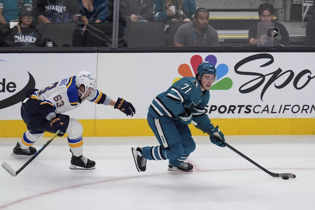 Sharks place rookie Macklin Celebrini on IR with a lower-body injury