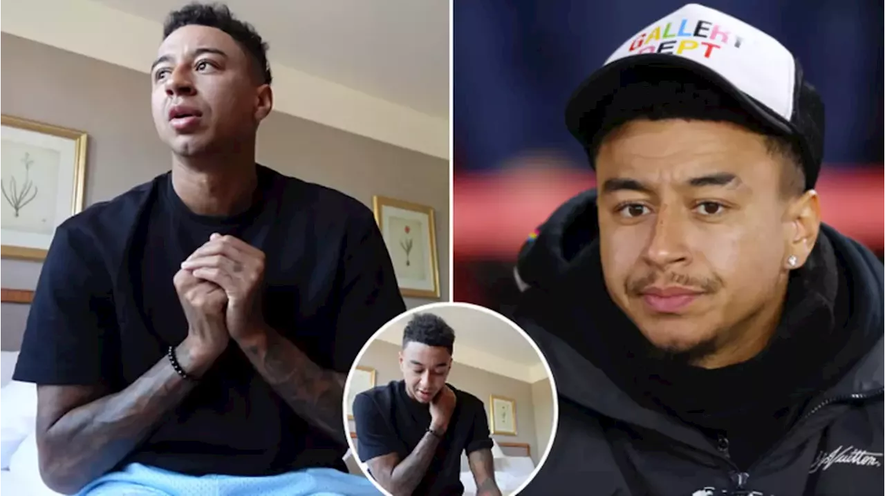 Jesse Lingard reveals heartbreaking reason why he took break from football