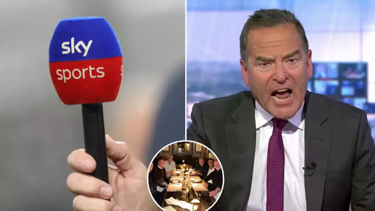 Sky Sports pundit was sacked for joke that 'went too far' and was not present at Soccer Saturday reunion