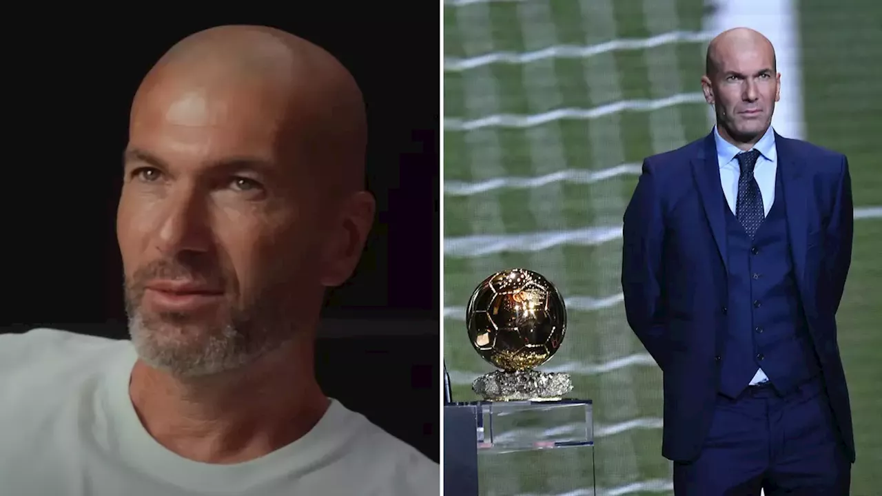 Zinedine Zidane names the player who never won the Ballon d'Or but most deserved to