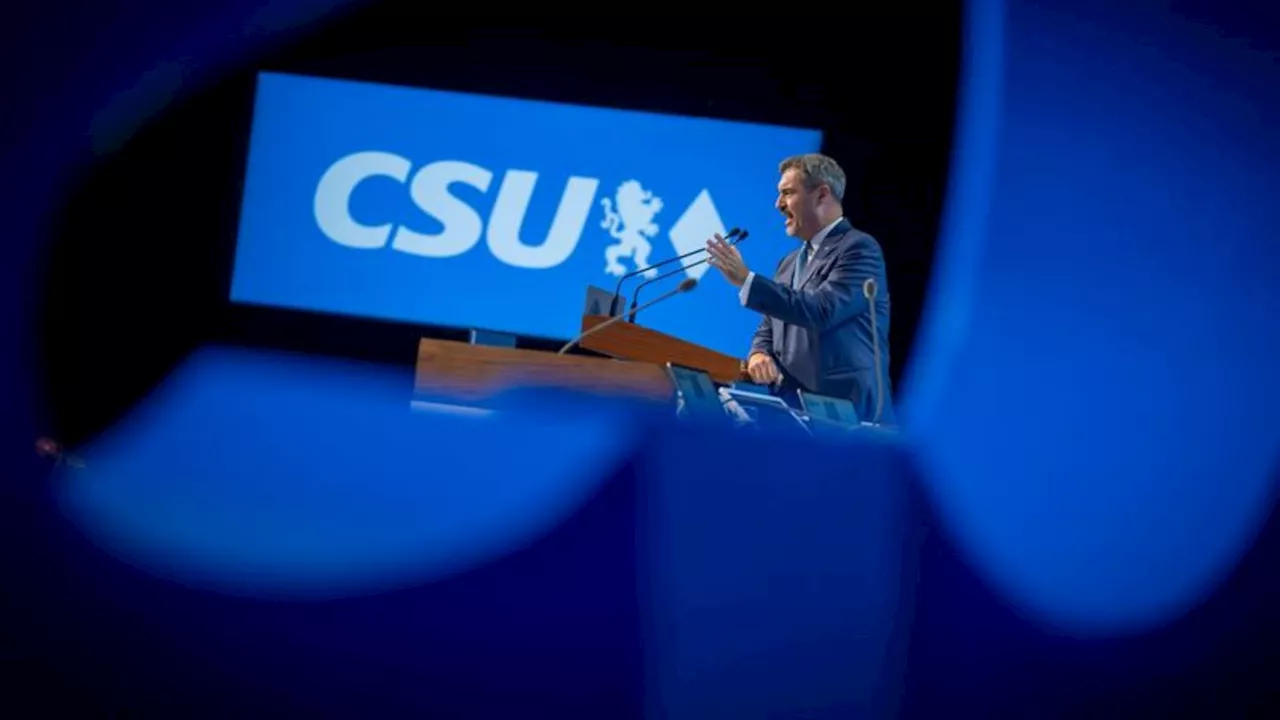 CSU-Parteitag: Söder verspricht Merz CSU-Loyalität auch über Wahl hinaus