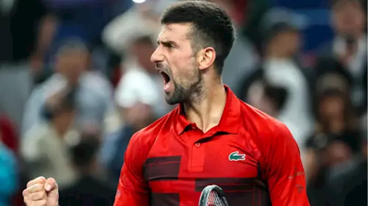 Djokovic beats Fritz to set up Shanghai final with Sinner
