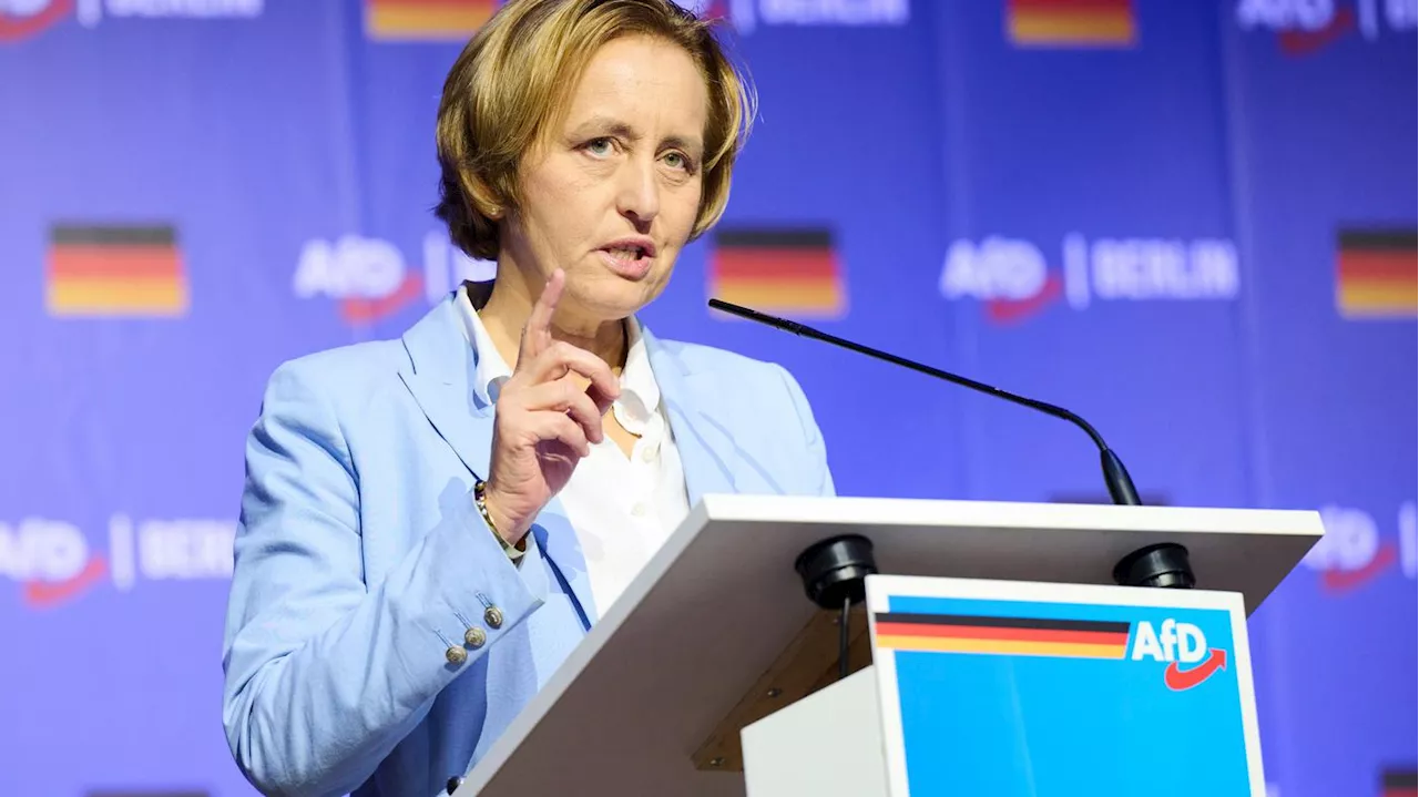 „Als Nächstes überflügeln wir die CDU“: Berliner AfD wählt von Storch zur Spitzenkandidatin für die Bundestagswahl