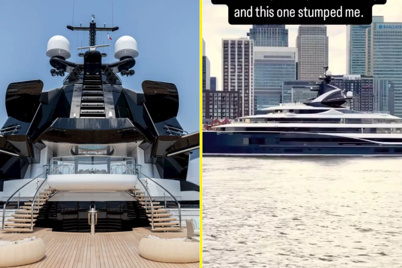 Jacksonville Jaguars and Fulham owner Shahid Khan sails insane $450m yacht down the River Thames that has...