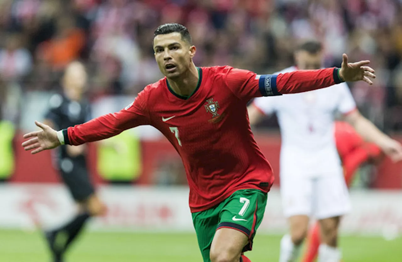 Ronaldo goal helps Portugal to third straight Nations League win as Spain clip Denmark