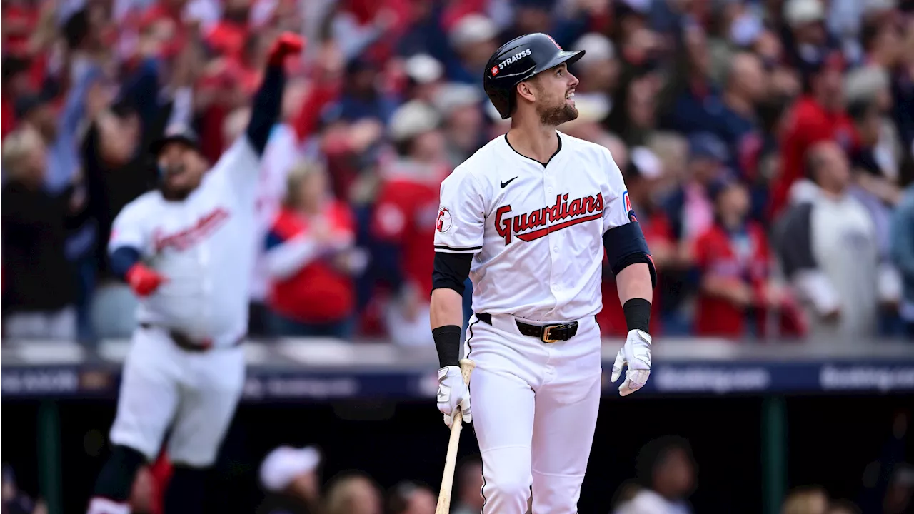 Thomas' grand slam powers Guardians over Tigers to take Game 5, advance to ALCS