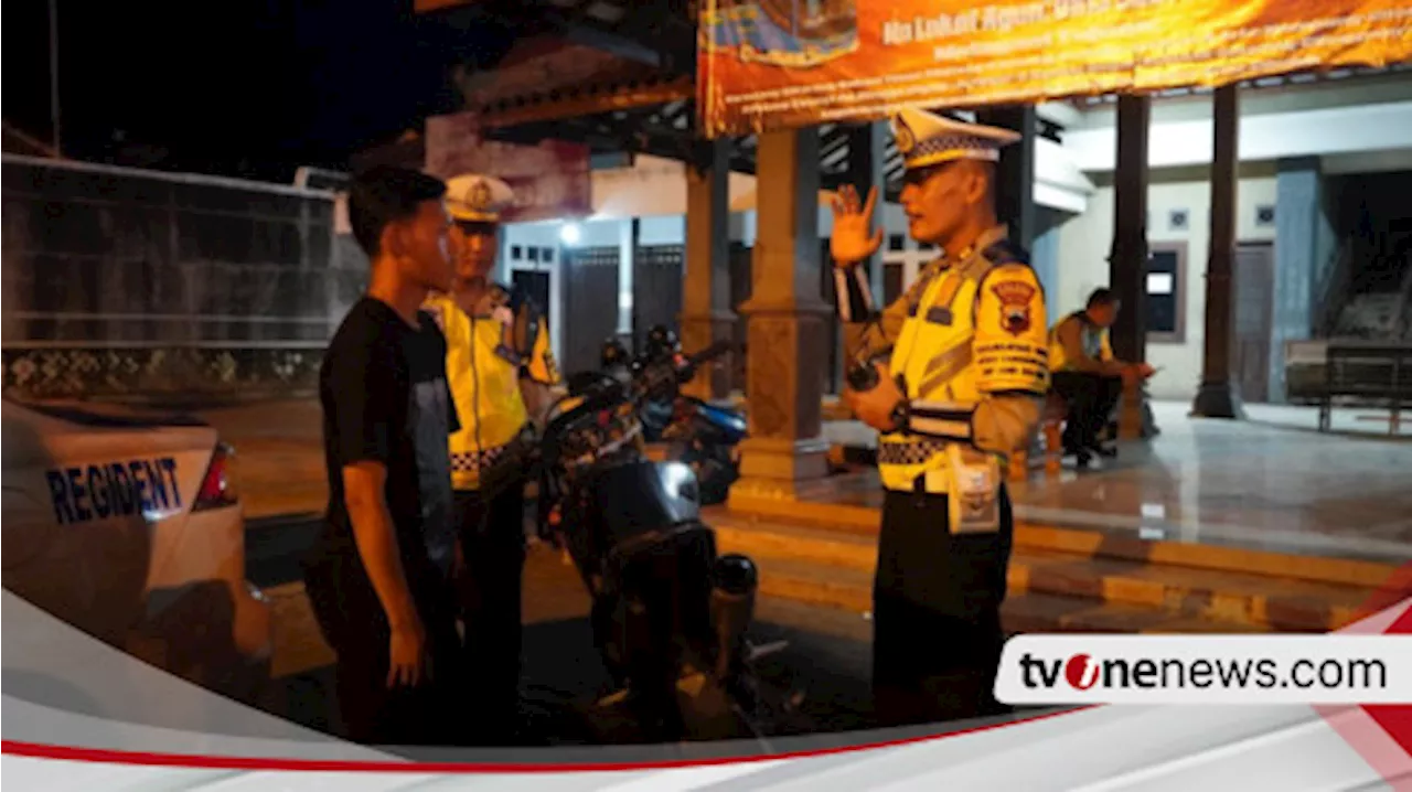 Cipta Kondisi Jelang Pilkada 2024, Polres Wonogiri Patroli Tempat Hiburan Malam dan Razia Knalpot Brong