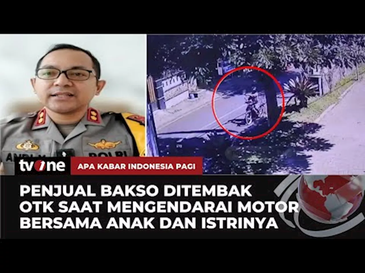 Kronologi Tukang Bakso di Batu Ditembak OTK Saat Bonceng Istri