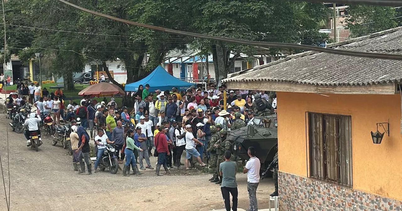 Disidentes de las Farc respondieron con disparos a la llega del Ejército al Cauca