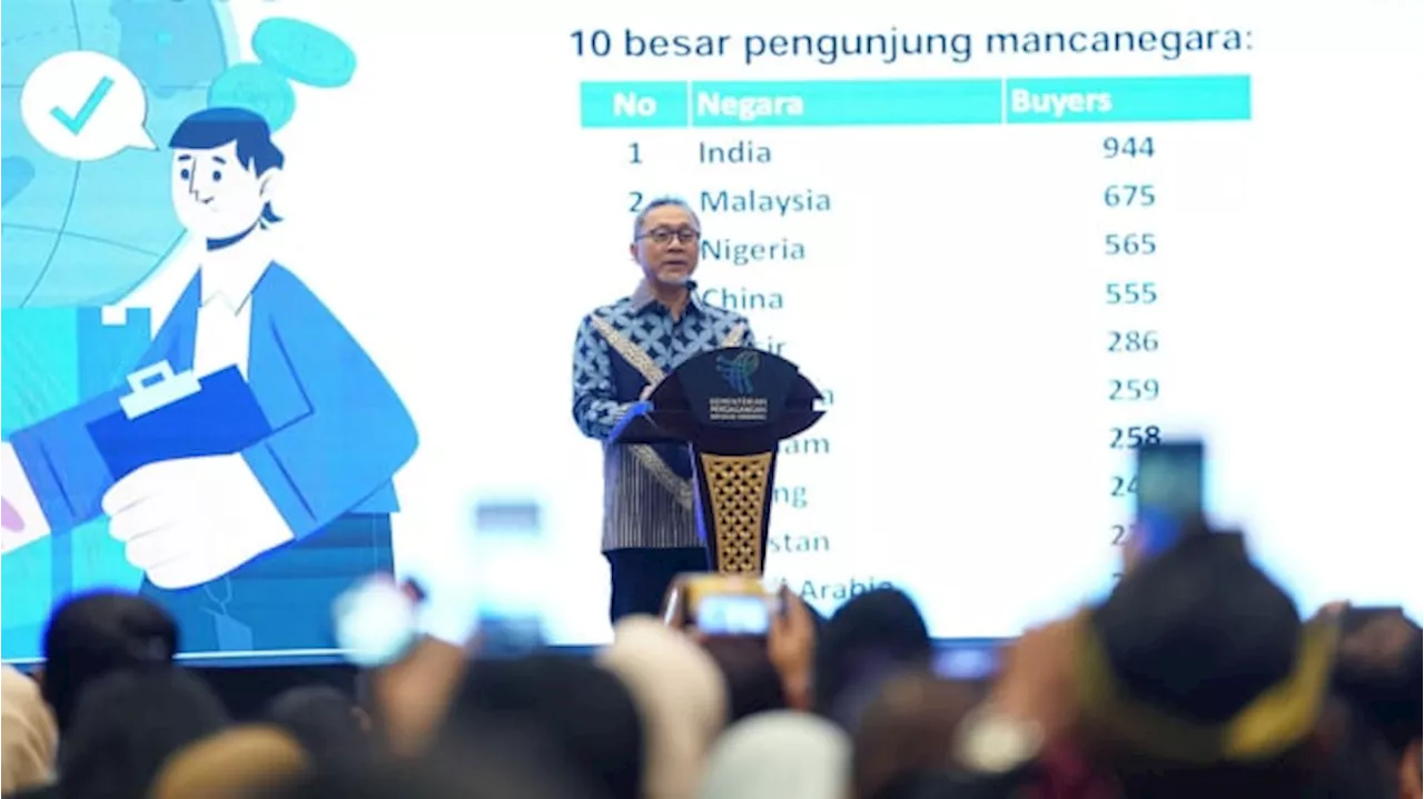 Trade Expo 2024 Resmi Ditutup, Zulhas Ungkap Transaksi Sementara Capai US$22,73 Miliar