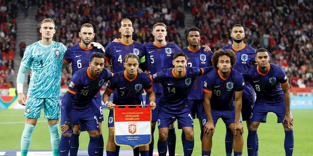 Nederlands elftal eindigt Nations League-wedstrijd tegen Hongarije gelijk