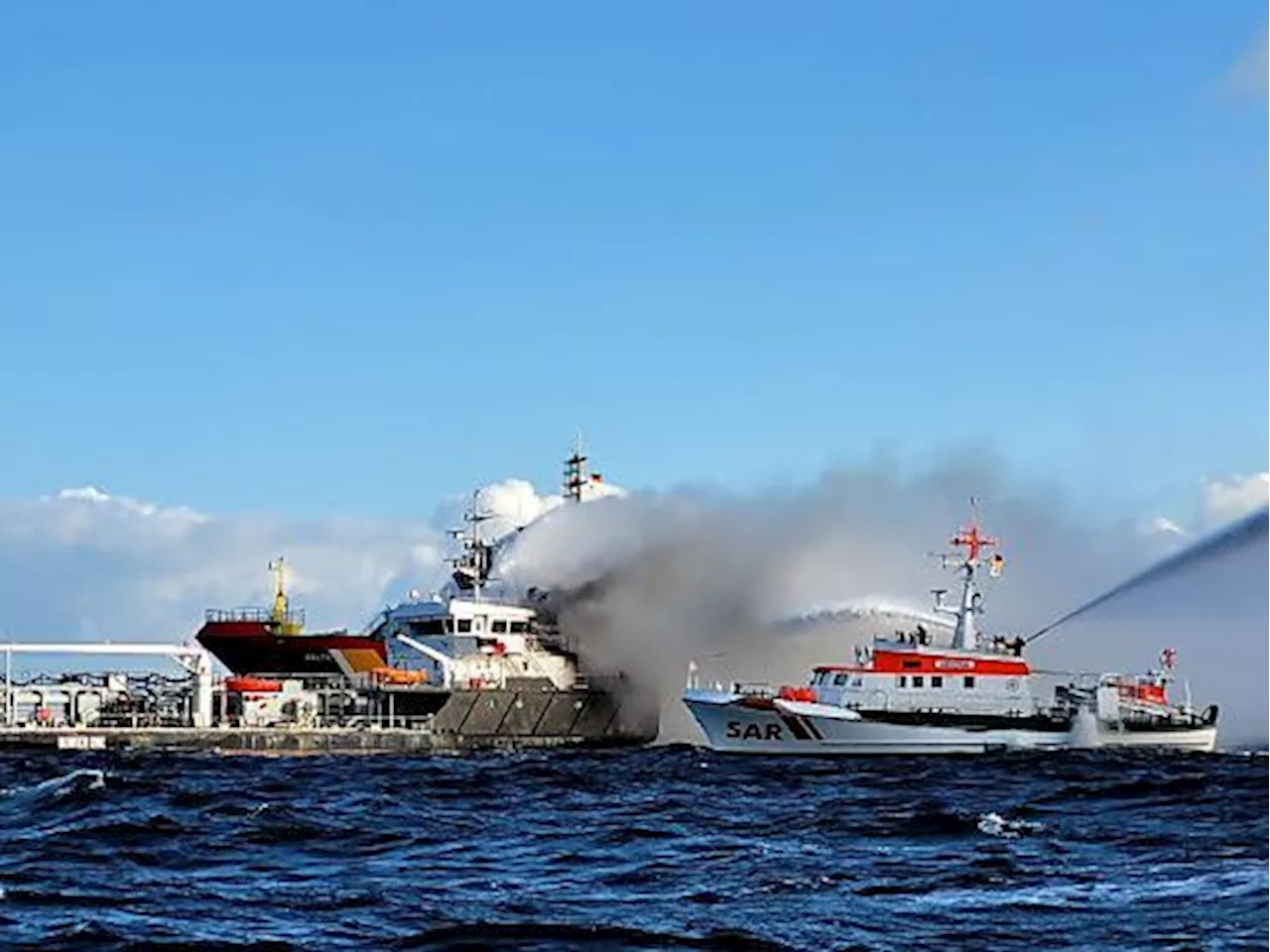 Brand auf Öltanker in der Ostsee gelöscht