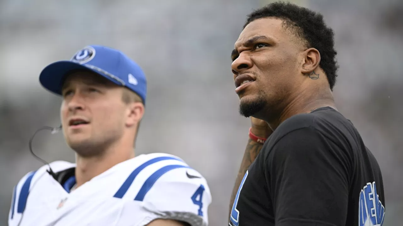 Colts sit QB Anthony Richardson against Titans with Joe Flacco making 2nd straight start