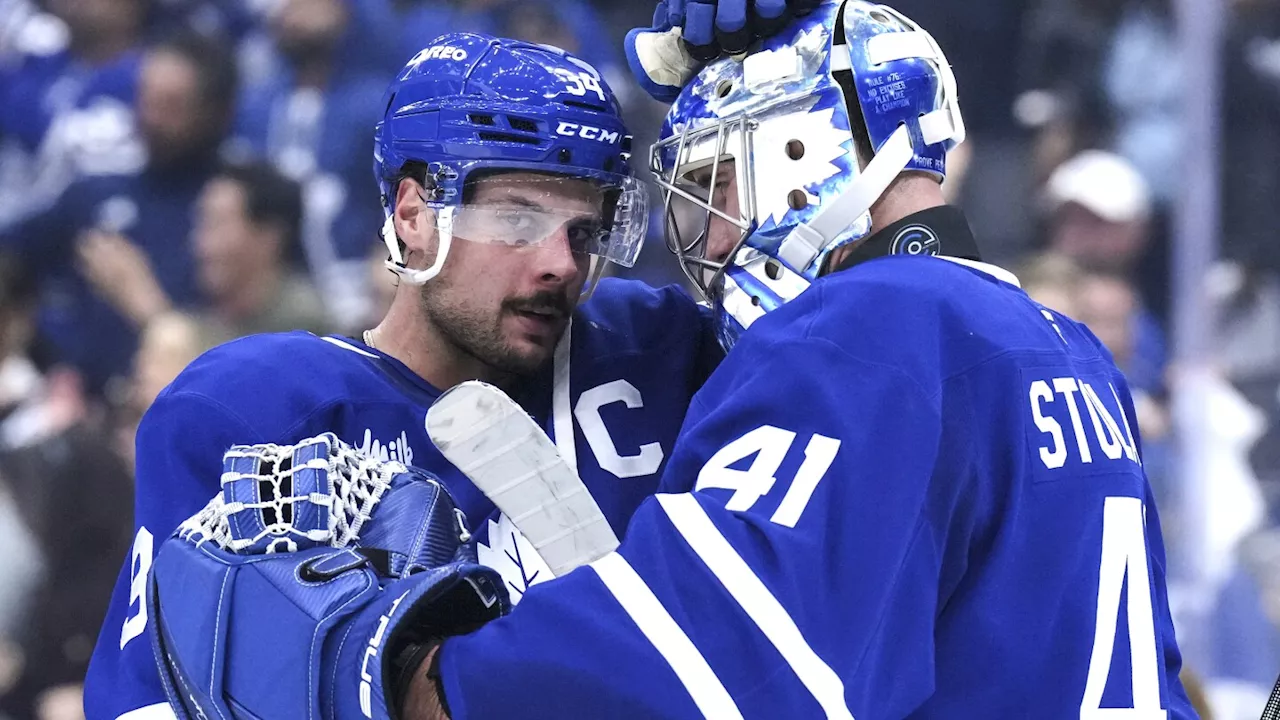 Marner helps Toronto beat the Pittsburgh Penguins 4-2 in the Maple Leafs' home opener