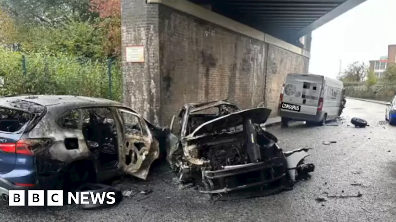 Rail delays ongoing day after Wolverhampton three-car crash fire