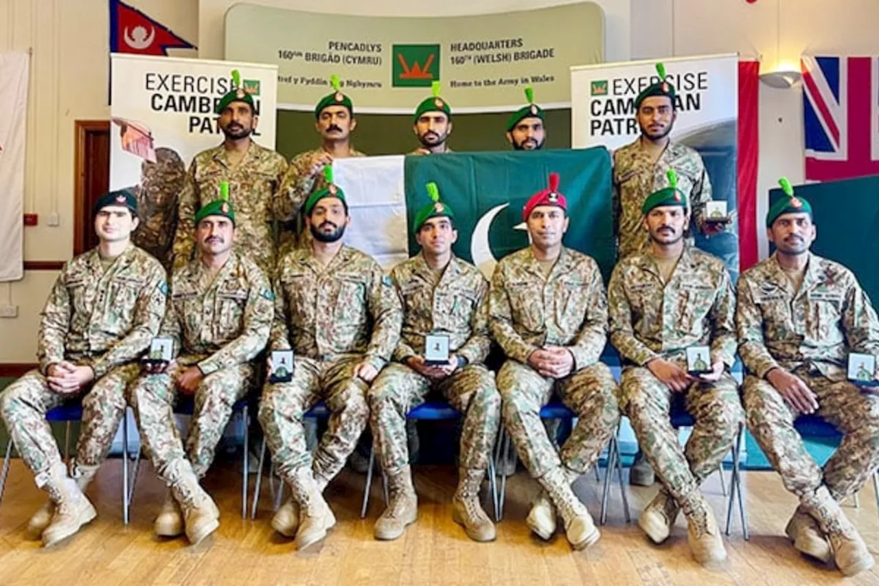 Pakistan Army Team wins gold medal at Exercise Cambrian Patrol 2024