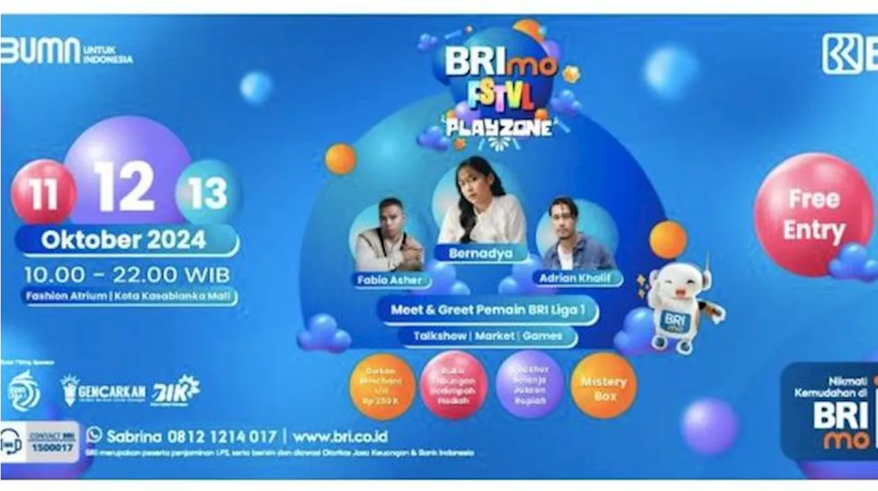 Dijamin Seru, Yuk Coba Beragam Kegiatan Ini di BRImo FSTVL Playzone!