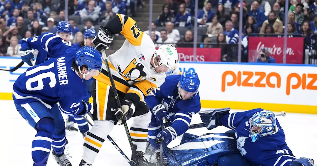 Marner, Maple Leafs top Pittsburgh Penguins 4-2 in Toronto's home opener