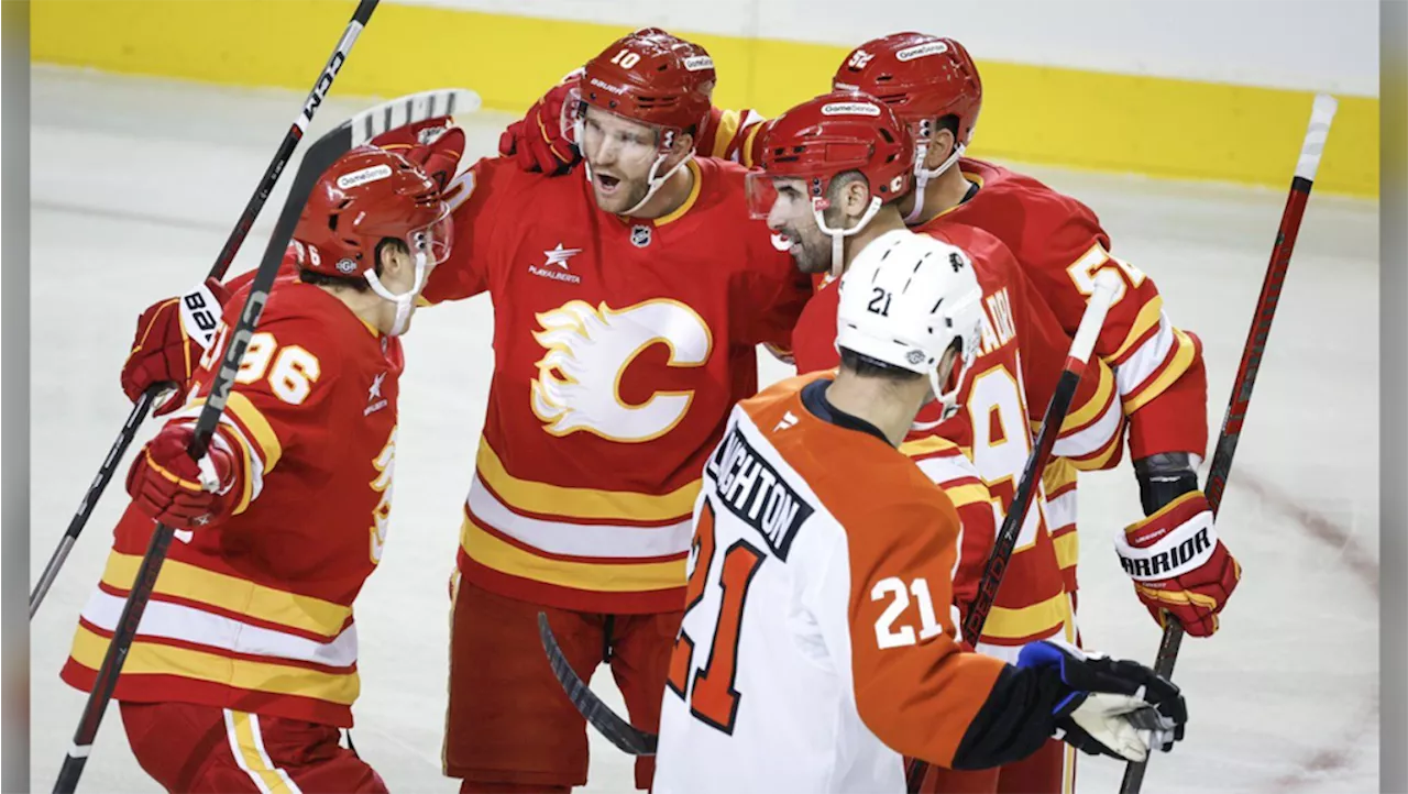 Jonathan Huberdeau off to strong start for Calgary Flames