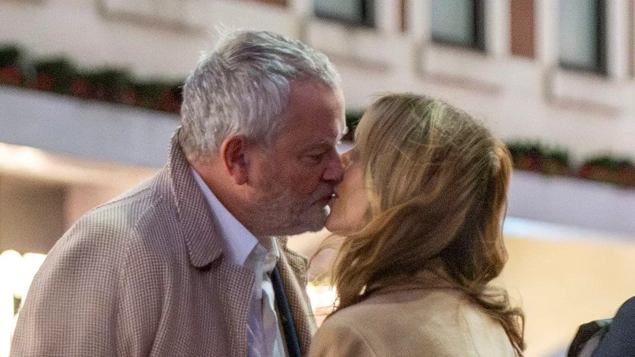 Hugh Bonneville confirms new romance with Heidi Kadlecova as he packs on the PDA with the vegan...