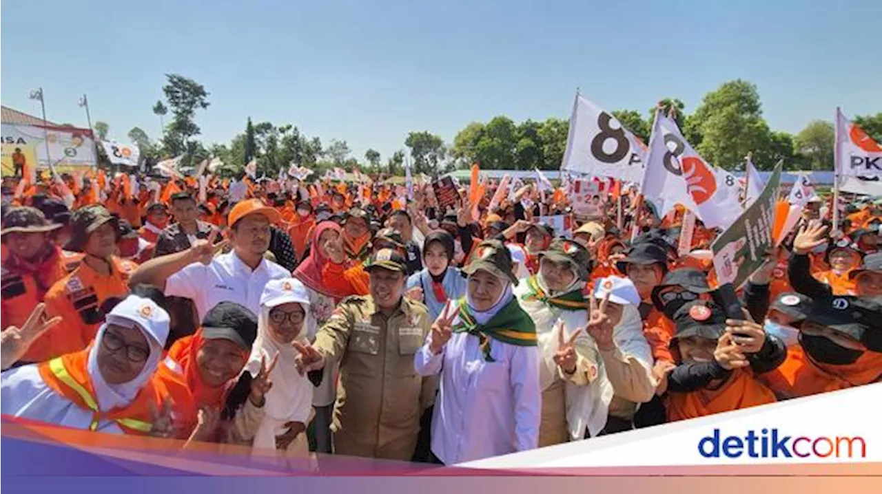 Ribuan Emak-emak PKS Berikrar Siap Jadi Jurkam Menangkan Khofifah