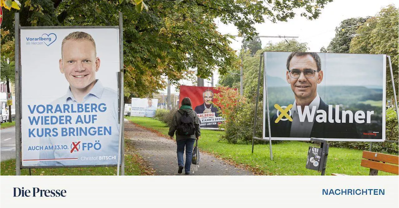 Vorarlberg-Wahl: Verliert die ÖVP Platz eins an die FPÖ?