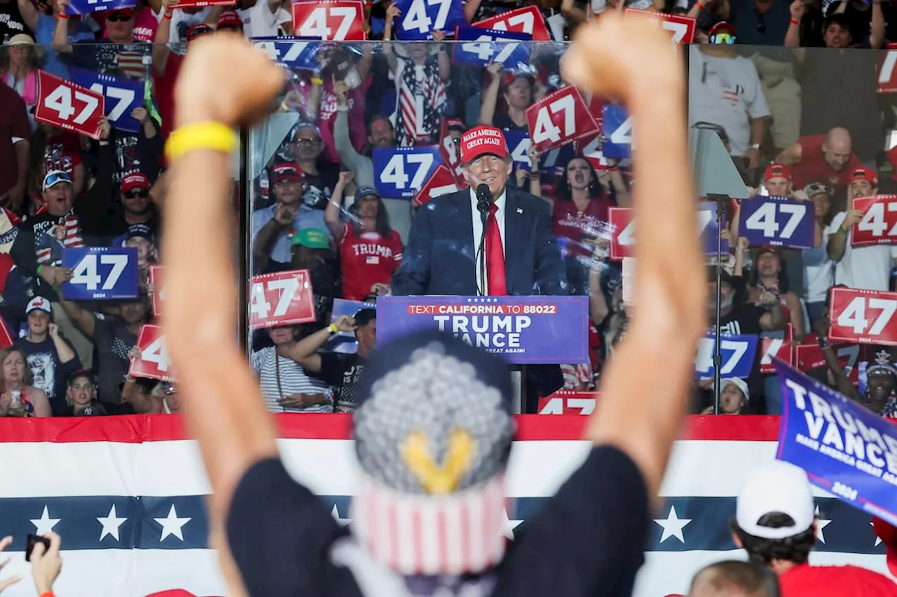 Detenido un hombre por posesión ilegal de armas en las cercanías de un mitin de Trump