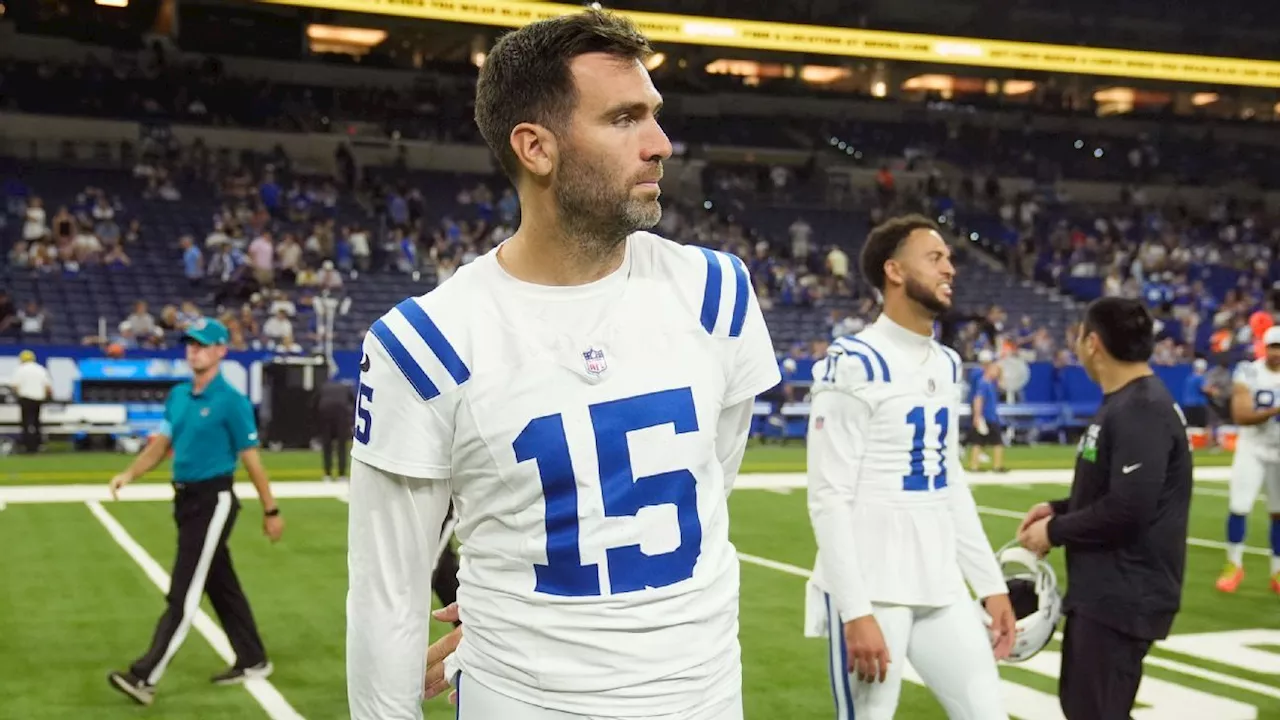 Colts to start QB Joe Flacco again, WR Michael Pittman Jr. active