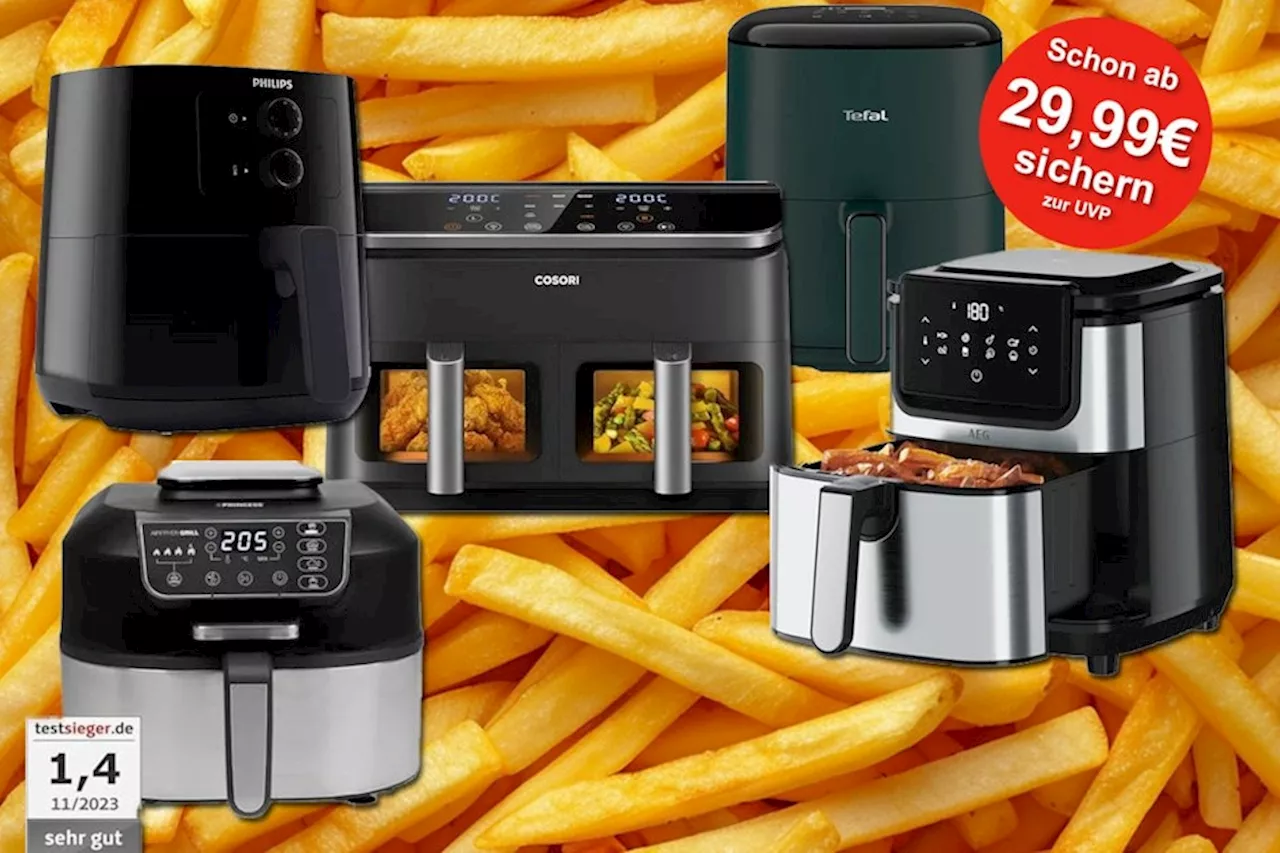 Die besten Heißluftfritteusen im Vergleich: Welcher Airfryer passt zu dir? Philips Airfryer, Tefal, Cosori