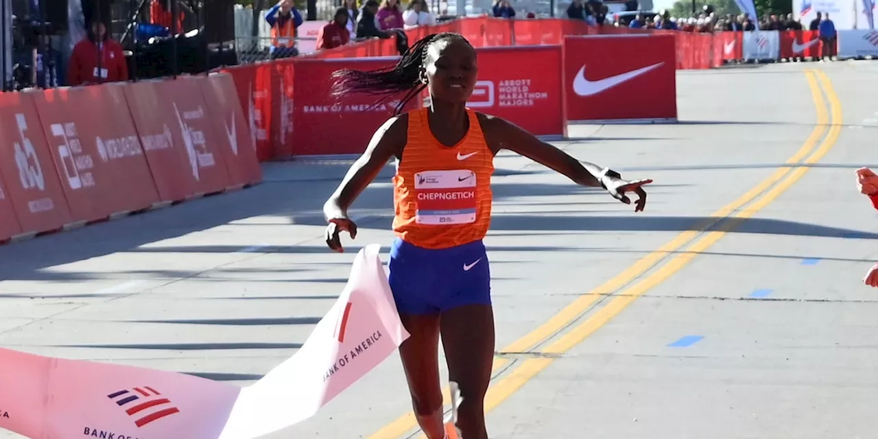 Kenianerin Ruth Chepngetich läuft in Chicago sensationellen Marathon-Weltrekord