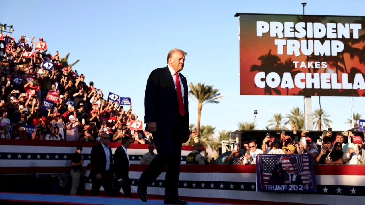 Man arrested near Trump Coachella rally intended to kill former president, sheriff says