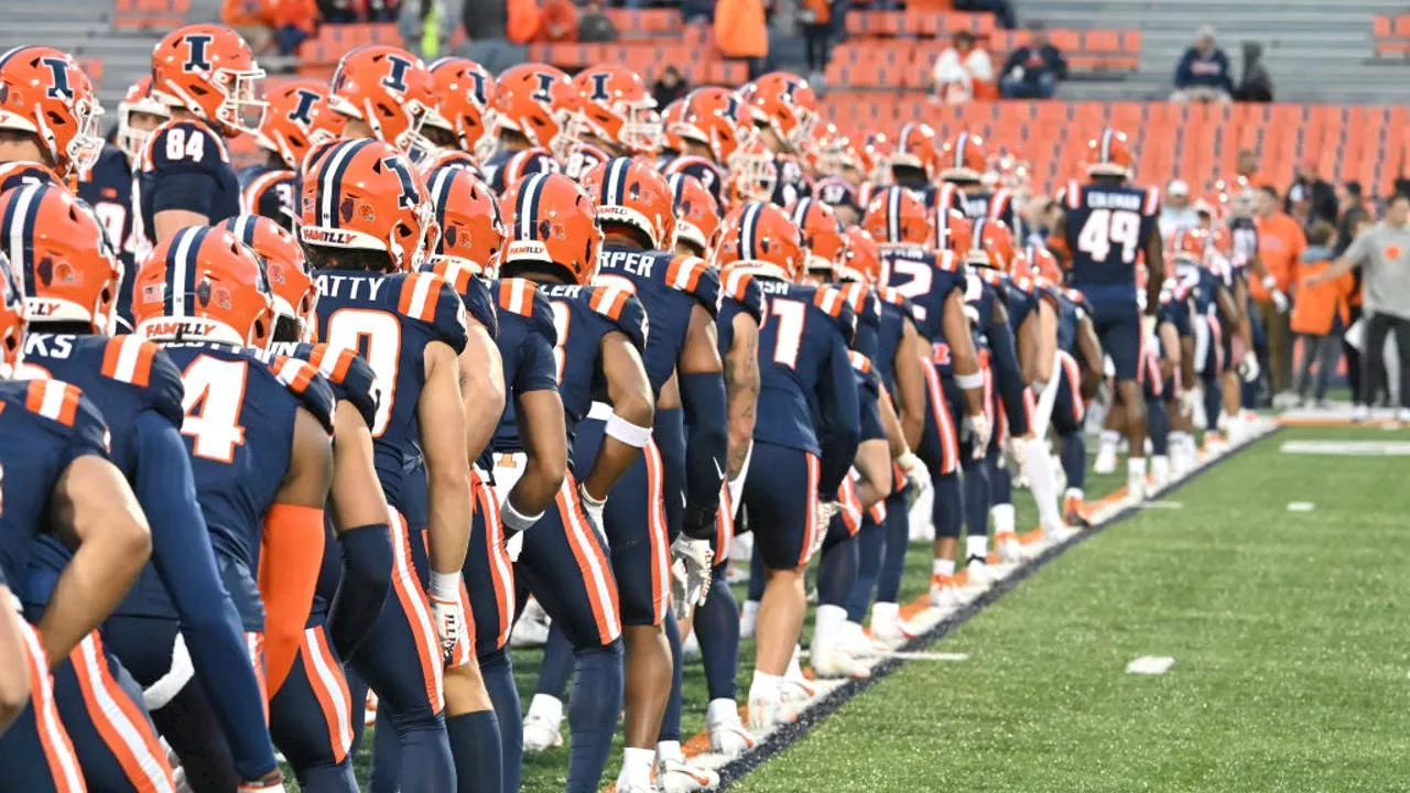 No. 23 Illinois outlasts Purdue 50-49 in overtime on sack on 2-point conversion