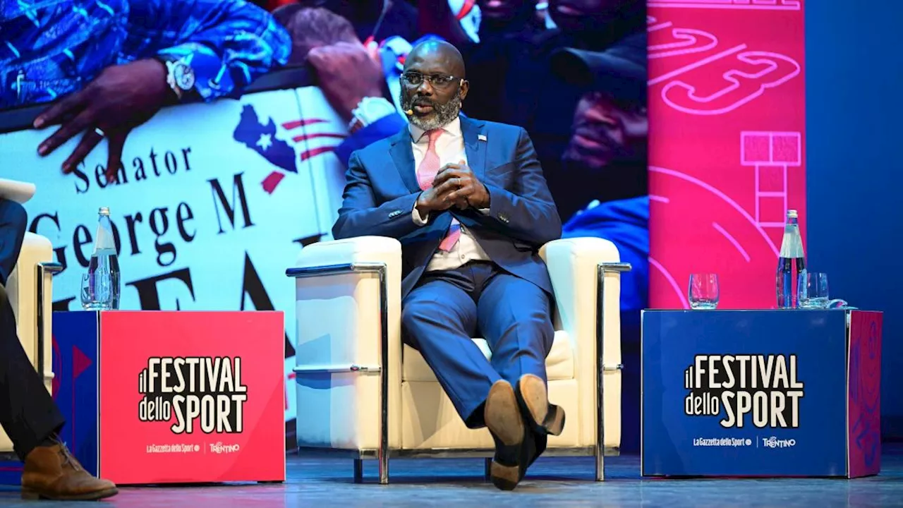 Weah: 'In politica cerco la pace. Il Milan casa mia, Timothy può migliorare molto'