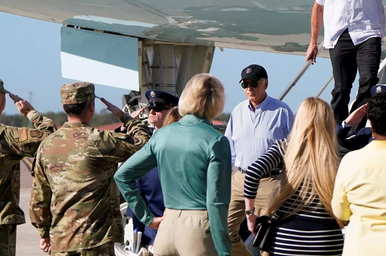 Biden surveys Hurricane Milton storm damage in twice-hit Florida