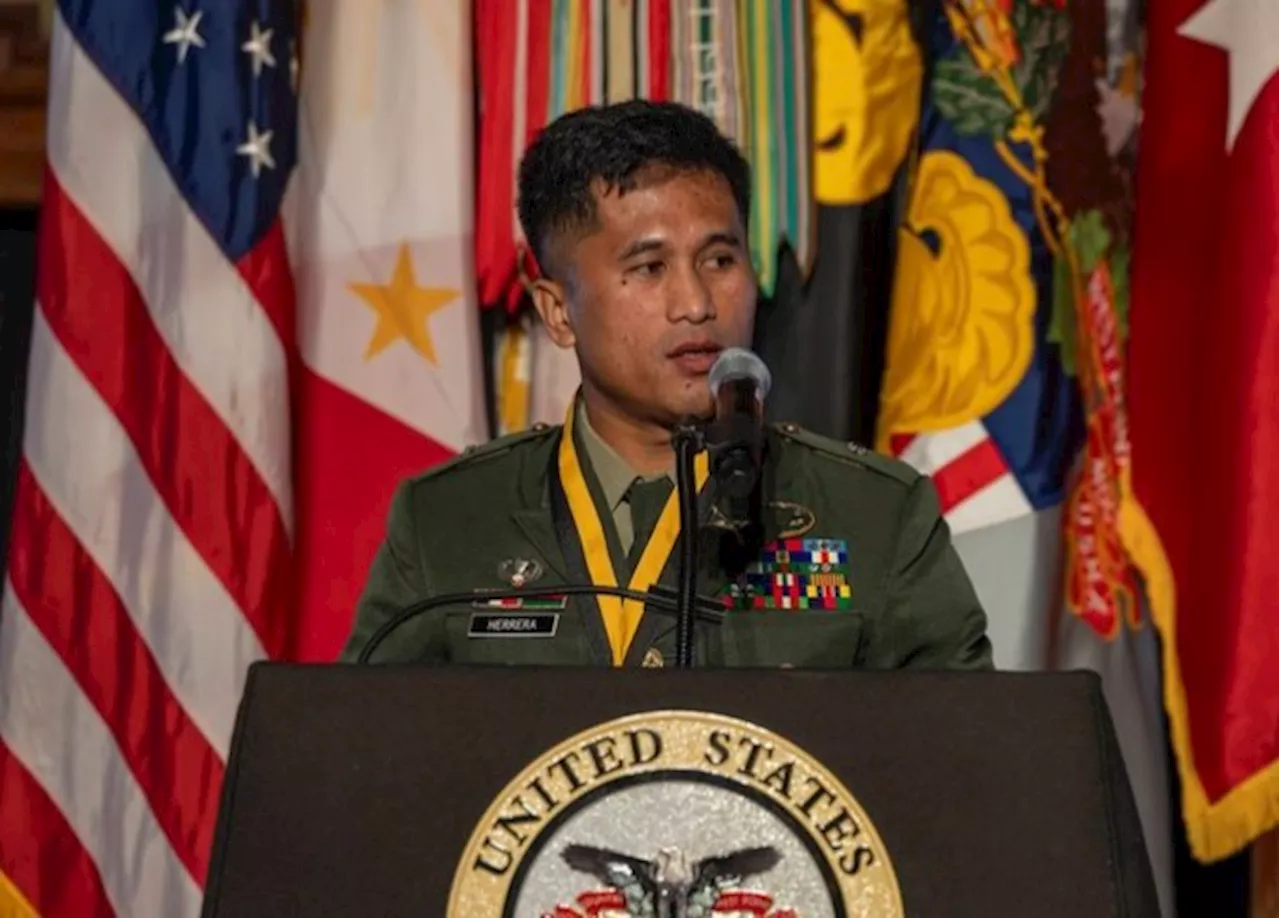 Filipino soldier receives 2024 Nininger award for valor