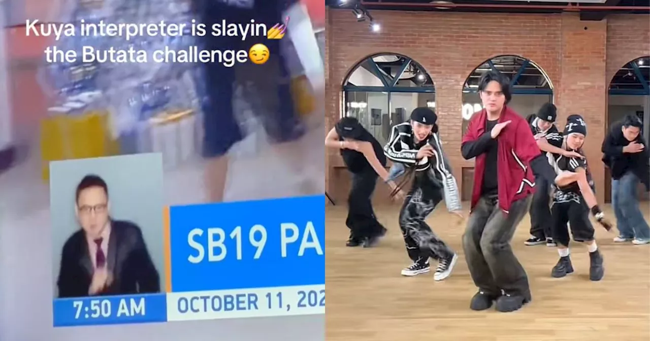 'Unang Hirit' interpreter delivers swaggy sign language entry to Pablo's 'Butata' dance challenge