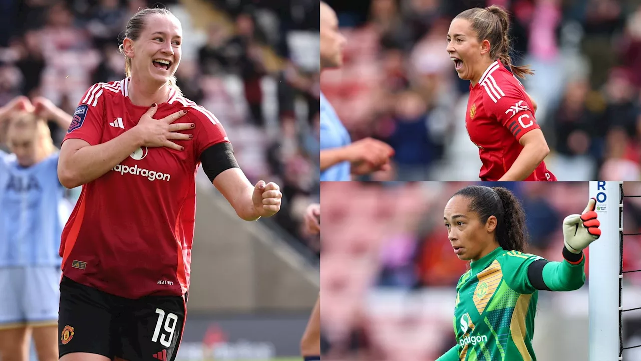 Man Utd women player ratings vs Tottenham: Terrific Elisabeth Terland keeps Red Devils perfect in WSL as Mary Earps-replacement Phallon Tullis-Joyce continues to impress